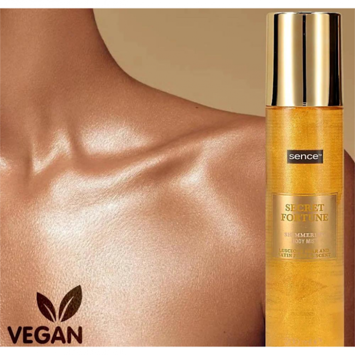 Spray de Corp cu Sclipici, Shimmer Body Mist, Miros Floral, Sence, 200ml [2]