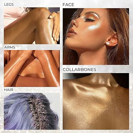 Spray Iluminator pentru fata si corp, Crystal Spray, Ushas, 85g [6]