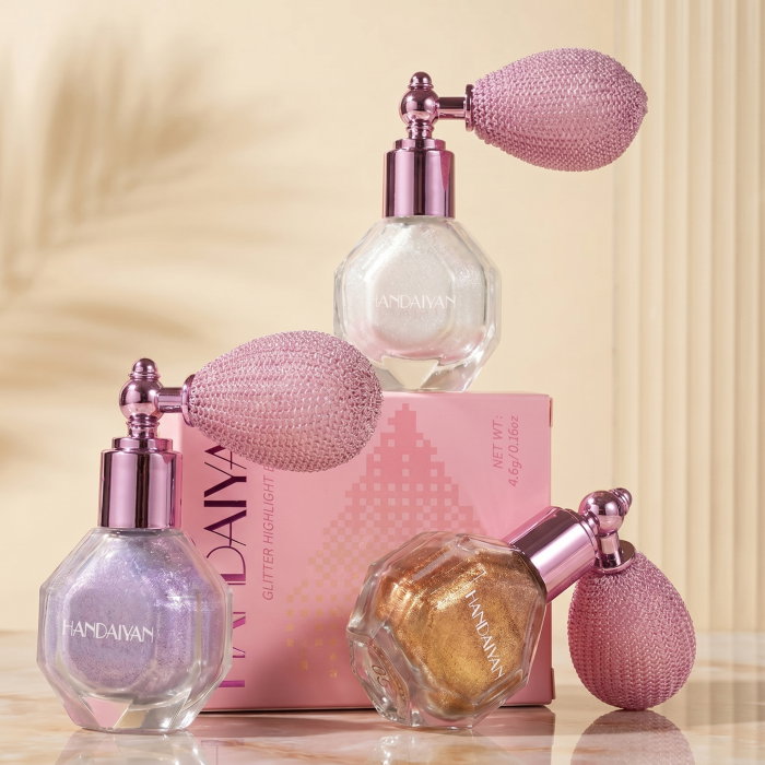 Spray Iluminator cu Sclipici pentru Corp, Glitter Highlight Body Mist, HANDAIYAN, 4.6g [4]