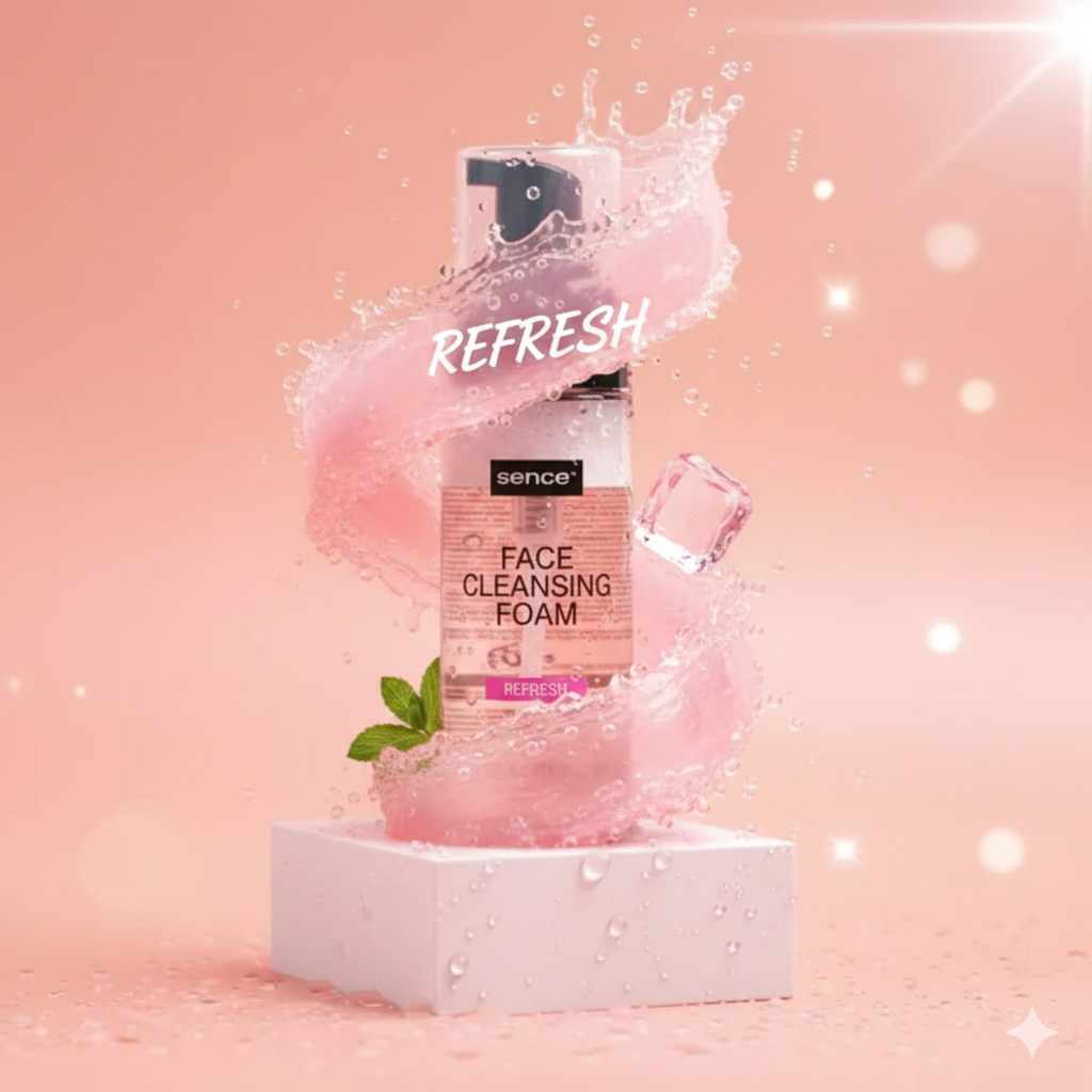 Spumă de curățare pentru ten sensibil, Fara Parfum, Sence, 150 ml [4]