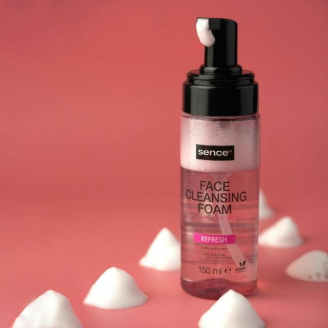 Spumă de curățare pentru ten sensibil, Fara Parfum, Sence, 150 ml [2]