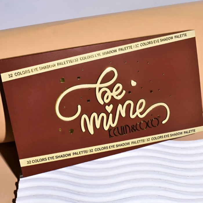 Paleta Farduri cu 32 Culori Pigmentate si Rezistente, Mate, Sidefate si Glitter, Be Mine, KEVIN & COCO [7]