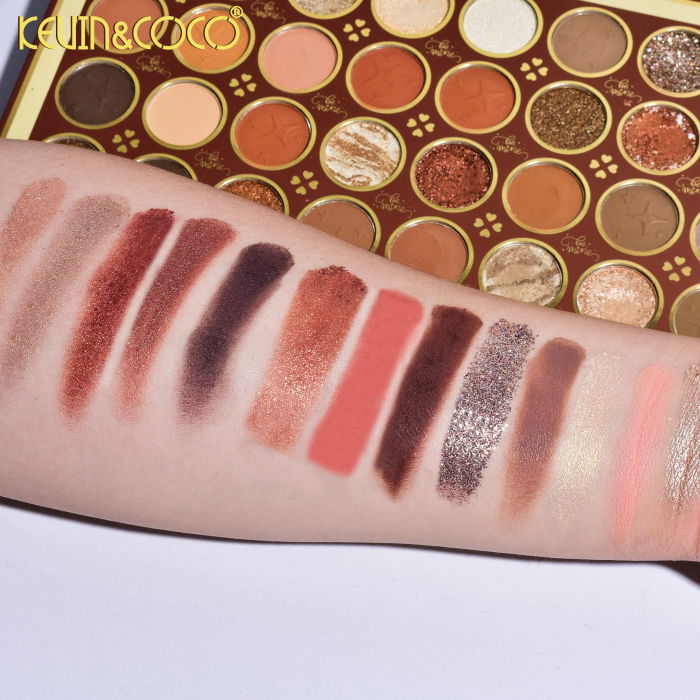 Paleta Farduri cu 32 Culori Pigmentate si Rezistente, Mate, Sidefate si Glitter, Be Mine, KEVIN & COCO [4]