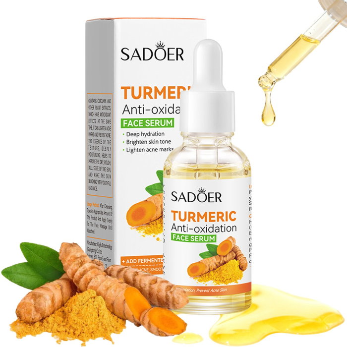 Ser Facial cu Turmeric pentru Pete Pigmentare si Post-Acneice, Sadoer, 30ml [2]