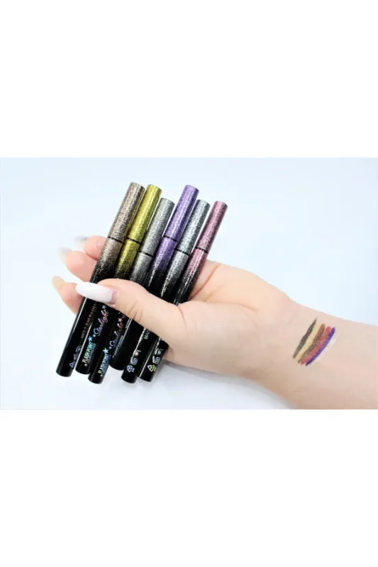 Tus/Eyeliner cu sclipici rezistent la transfer, Starlight Flash Point Million Pauline [5]