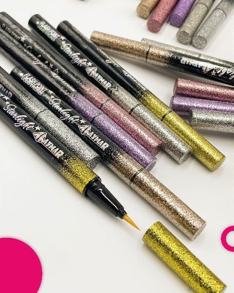 Tus/Eyeliner cu sclipici rezistent la transfer, Starlight Flash Point Million Pauline [5]