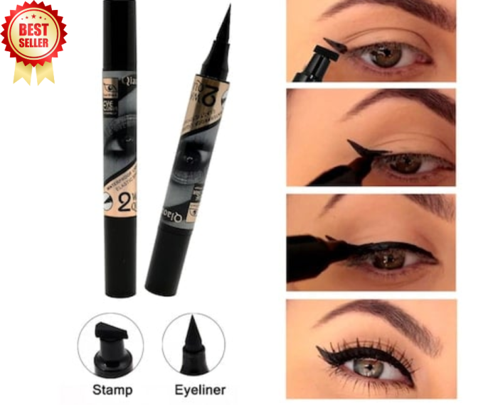 Tus/Eyeliner cu stampila, negru,  Qiaoanna [1]