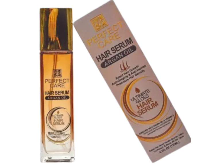 Ser par Perfect Care Ultimate Gloss Argan Oil Hair Serum 120ml cu Ulei de Argan si Vitamina E – anti-frizz 48H, anti-cadere, protectie termica, stralucire [5]