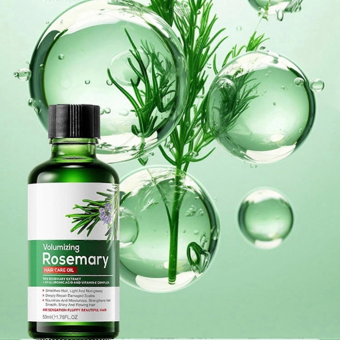 Ulei de Păr Fortifiant cu Rozmarin, Acid Hialuronic și Vitamina E, pentru Regenerare și Volum, Sadoer, 50ml [4]