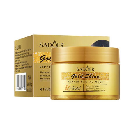 Mască antirid si iluminatoare cu particule de aur, Gold Shiny, Sadoer 120 g [1]