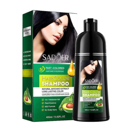 INGRIJIRE PAR - Sampon Nuantator, cu extract de avocado, Negru Natural, 400ml, SADOER