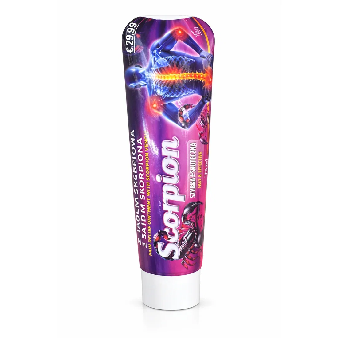 INGRIJIRE CORP - Crema cu Venin de Scorpion pentru Masaj Muscular si Articular, Efect Incalzitor, 125 ml