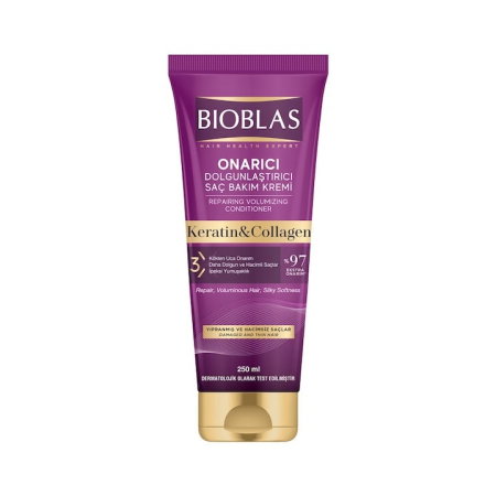 INGRIJIRE PAR - Balsam cu Keratina și Colagen, Pentru Par Deteriorat si Subtire, Bioblas, 250 ml