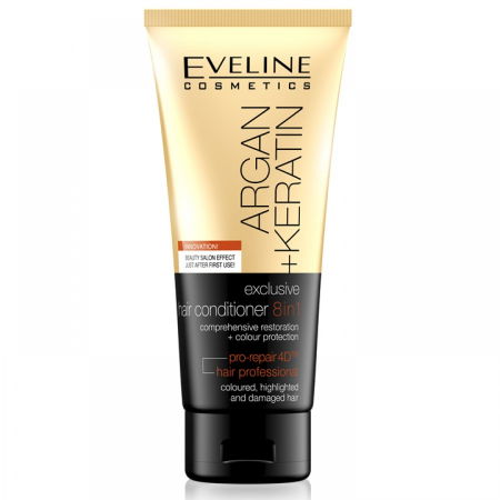 INGRIJIRE PAR - Balsam par 8in1 Argan si Keratina, Colour Protection and Repair, 200 ml