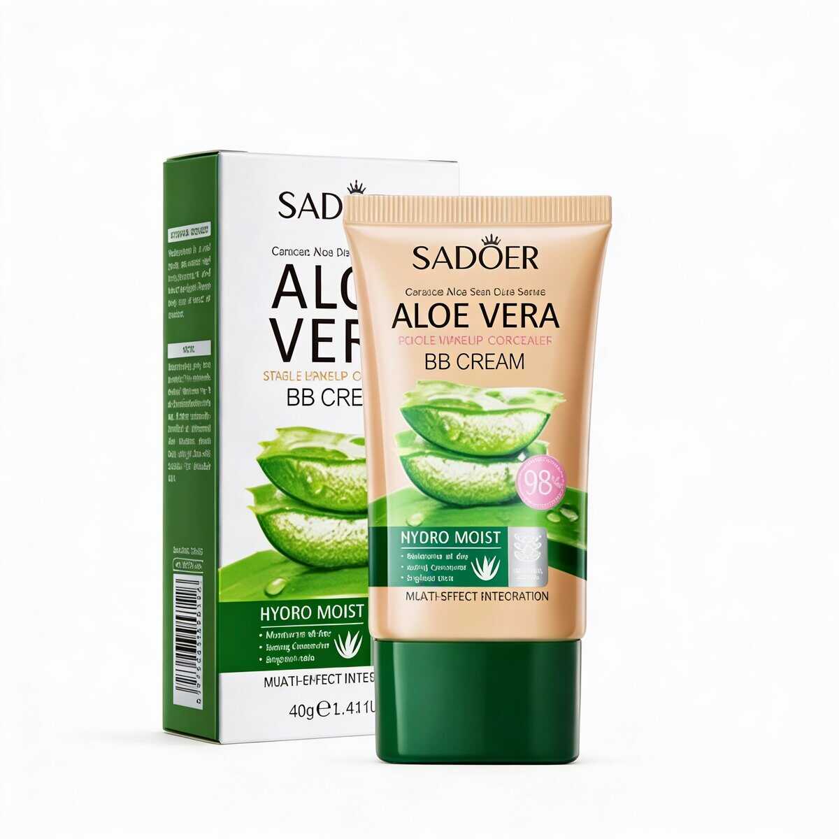 FOND DE TEN - Fond de ten BB Cream cu Aloe Vera, Sadoer, 01 Ivory, 40g