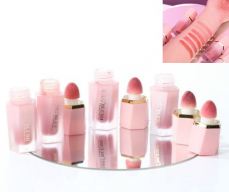 BLUSH - Blush/Fard De Obraz Lichid cu aplicator, Romantic Matte, 5.2ml