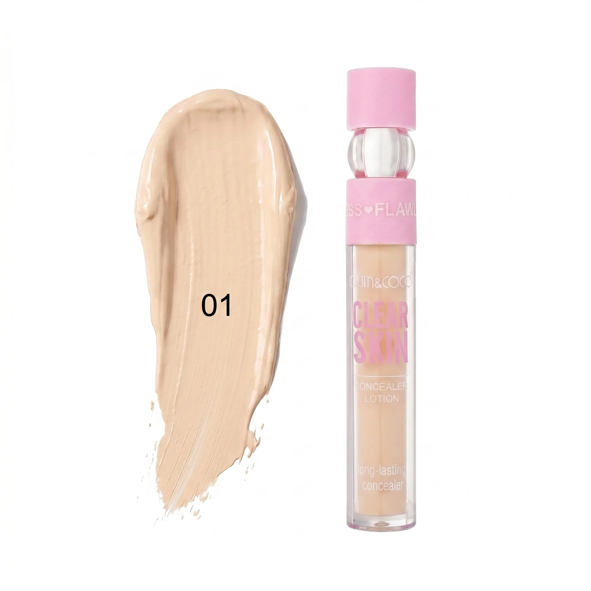 TEN - Corector/Concealer Lichid, Long Lasting, Clear Skin, Kevin Coco