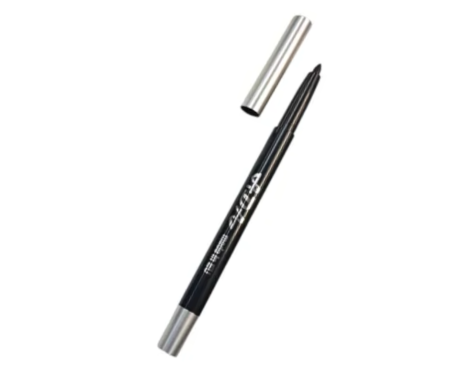 EYELINER/TUS - Creion retractabil ADA pentru ochi, negru intens, format twist-up cu varf fin si capac argintiu protector – eyeliner, kajal, waterline