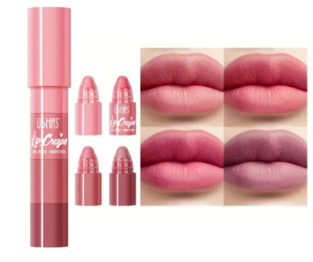 MACHIAJ - Creion/Ruj de buze, 4 Nuante,  Lip Crayon, USHAS