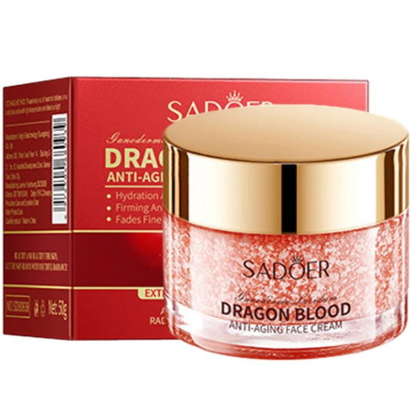 Ingrijirea tenului - Cremă antirid Dragon Blood Sadoer – fermitate, iluminare și hidratare anti-aging, 50g