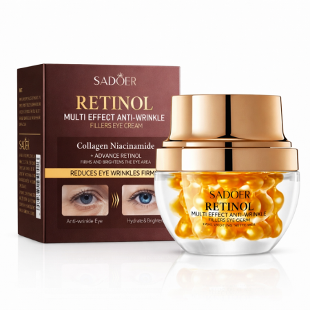 SKINCARE - Crema Antirid pentru Ochi cu Retinol, Collagen si Niacinamide, Sadoer, 35g