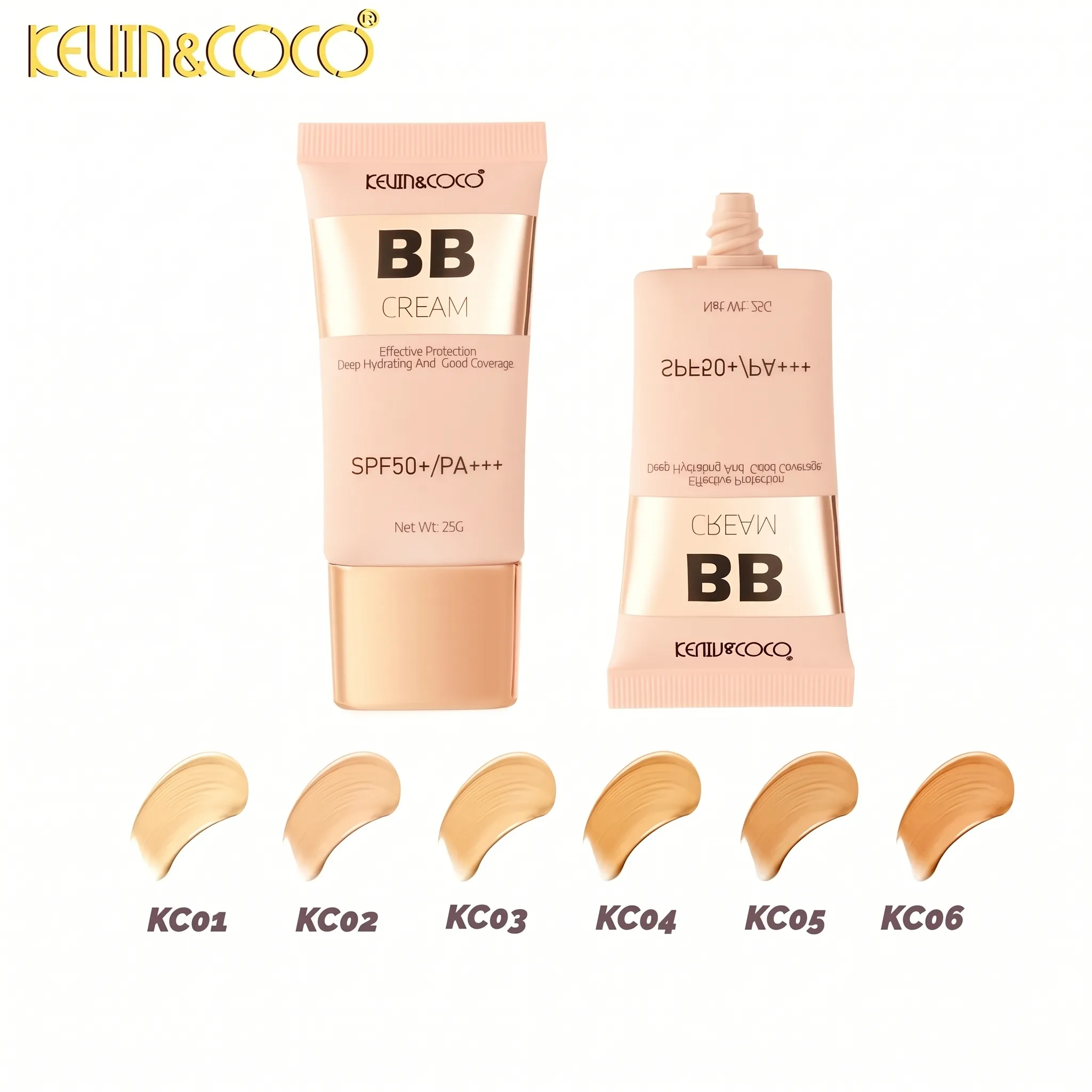 TEN - Fond de ten BB Cream, SPF50, Long Lasting, Good Coverage, Kevin&Coco, 25g