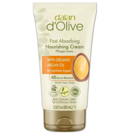INGRIJIRE CORP - Crema pentru Maini si Corp cu Ulei de Argan, Hidratare intensa, Dalan d'Olive, 60ml