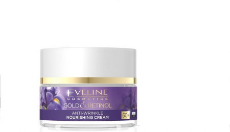 Crema de fata pentru zi si noapte, antiirid si regeneratoare, Gold si Retinol, 60+, 50 ml, Eveline Cosmetics [2]