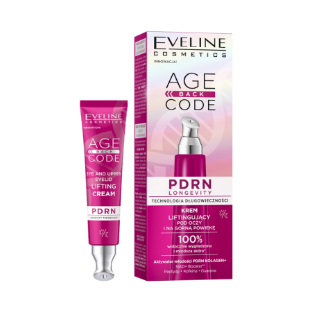 Ingrijirea tenului - Crema de Ochi Antirid si Anti-Cearcăne, Aplicator inclus, PDRN Collagen+, Eveline, 15ml