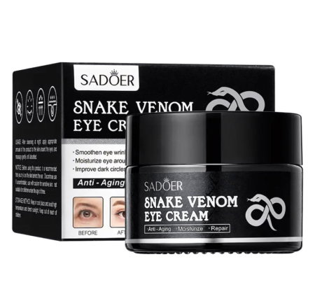 SKINCARE - Cremă Ochi Venin Șarpe Sadoer | Anti-Cearcăne și Riduri