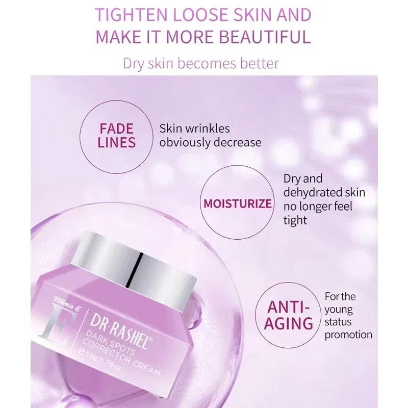 Crema fata, Reducerea Petelor Pigmentare, cu Vitamina E, Dr. Rashel, 50g [4]