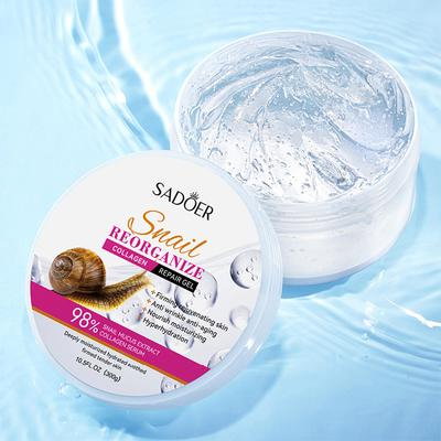 Ingrijirea tenului - Crema-Gel Antirid cu Extract de Melc si Collagen, Snail Reorganize, Sadoer, 300g