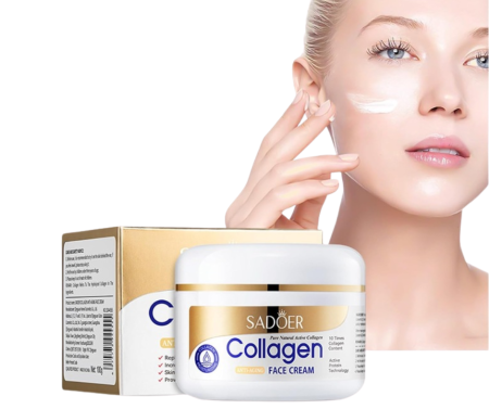 SKINCARE - Crema antirid cu colagen activ Sadoer 100g – Pure Natural Active Collagen Anti-Aging Face Cream