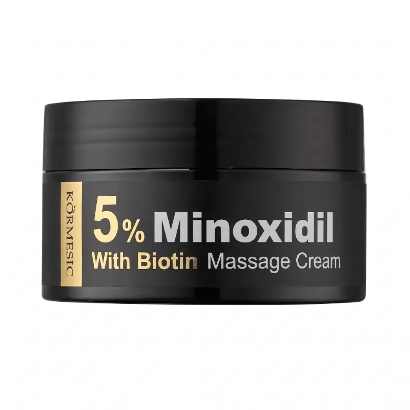 INGRIJIRE PAR - Crema Leave-in pentru Scalp  cu 5% Minoxidil și Biotină, pentru Creșterea Părului, Kormesic, 100 g