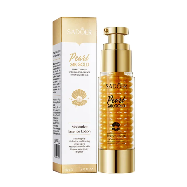 SKINCARE - Crema cu Aur 24K si Colagen, Microcapsule, Antirid, Iluminare si Hidratare, Sadoer, 60g