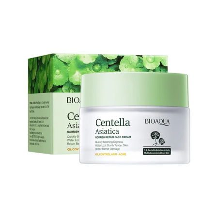 SKINCARE - Cremă pentru față cu Centella Asiatica, Hidratare si Reparare, BIOAQUA, 50g