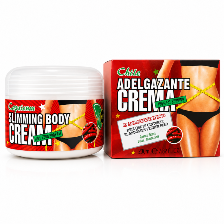 INGRIJIRE CORP - Crema de Slabit pentru Masaj Anticelulitic si Remodelare, cu Ardei Iute, 230ml