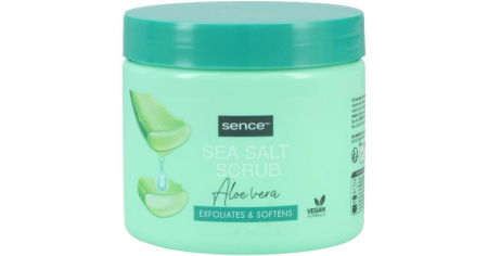 INGRIJIRE CORP - Exfoliant pentru Corp cu Sare de Mare si Aloe Vera, Sence, 500g