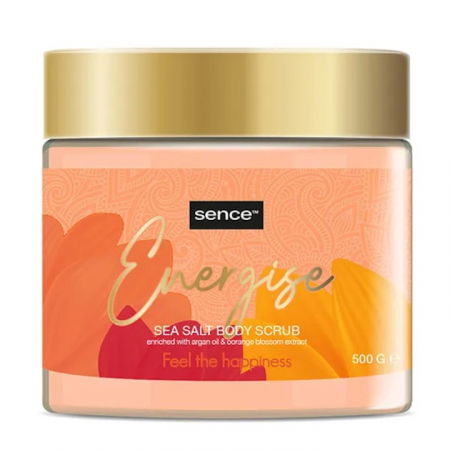 INGRIJIRE CORP - Exfoliant scrub corp cu sare de mare si de ulei de argan, Sence Of Wellness, 500g