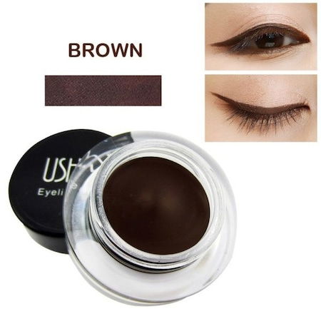 Eyeliner/Tus Gel pentru ochi sau pentru sprancene, Long Lasting  Waterproof Ushas – Maro [1]