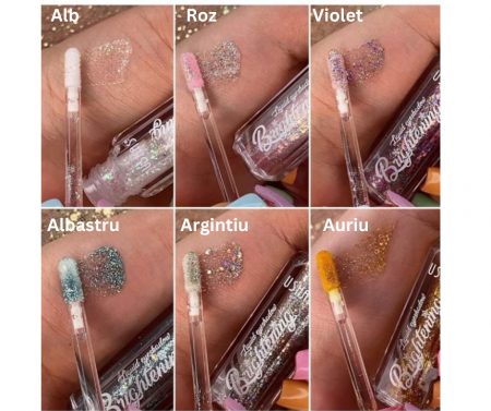 Fard lichid cu sclipici pentru pleoape, USHAS [1]