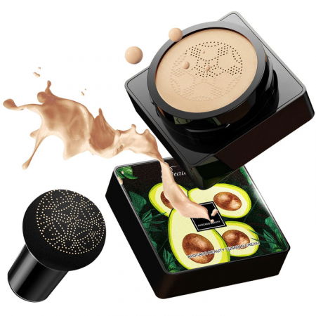 FOND DE TEN - Fond de ten/CC Cream Cushion Avocado si Colagen, Aplicator inclus, Million Pauline, Culoare Natural 02, 20 g
