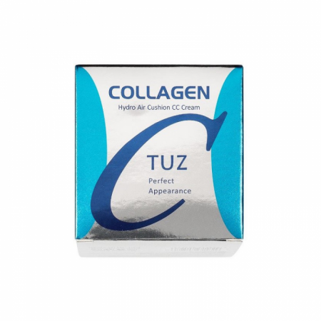 Fond de ten/Crema CC Cushion TUZ Collagen, Aplicator inclus,  Culoare 02 Natural, 15 g [2]