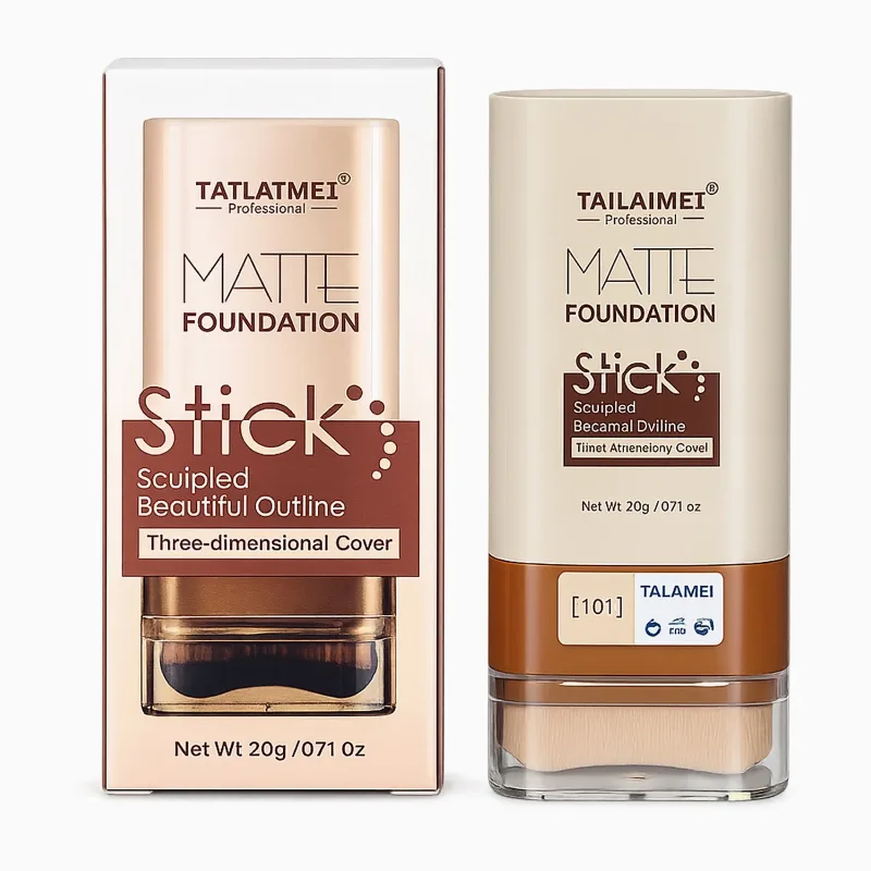 TEN - Fond de ten Stick Mat, SPF 35, cu Pensula pentru Aplicare Inclusa, TLM, 20g