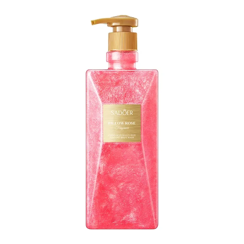 INGRIJIRE CORP - Gel de Duș cu Sclipici, Aroma de Trandafiri, Pillow Rose, Sadoer, 500ml