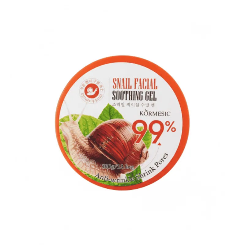 Ingrijirea tenului - Gel facial calmant cu extract de melc 99% Kormesic, 300g – anti-riduri si hidratare