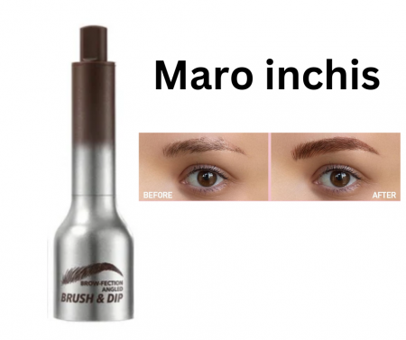 Gel pentru sprancene cu aplicator inclus, Waterproof si rezistent la transfer, Maro inchis [2]