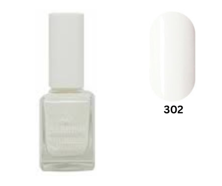 LAC UNGHII - Lac de unghii Alb, Gabrini, Flat Brush Nailpolish 302, 12ml
