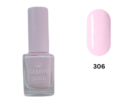 LAC UNGHII - Lac de unghii Roz deschis, Gabrini, Flat Brush Nailpolish 306, 12ml