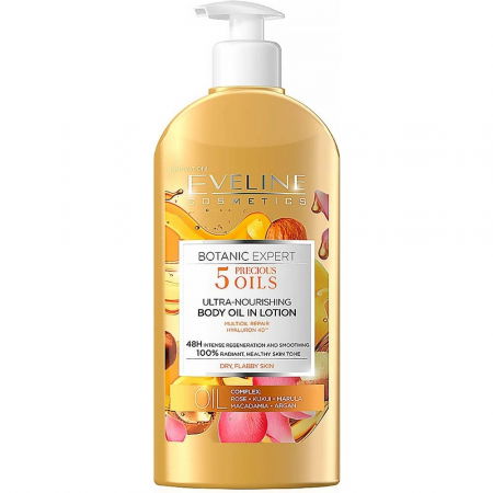 Lotiune de corp pentru Hidratare Intensa, cu 5 Uleiuri Esentiale, 350 ml [4]